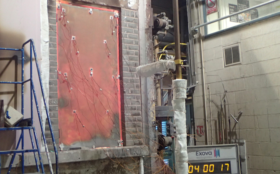 samuel heath; powermatic; concealed door closer; fire performance; FR240; steel fire door; FR30 timber fire door; full scale fire test;BS EN 1634-1